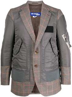 Junya Watanabe MAN однобортный пиджак со вставками