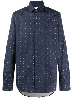 Paul Smith рубашка с принтом Numbers