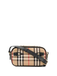 Burberry маленькая каркасная сумка в клетку Vintage Check