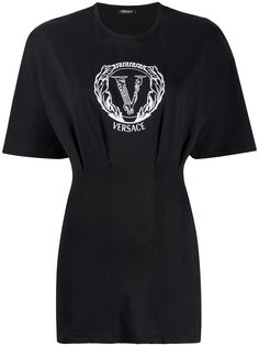 Versace футболка Virtus с вырезом