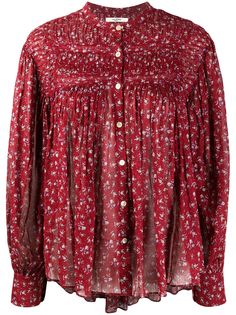 Isabel Marant Étoile блузка на пуговицах с цветочным принтом