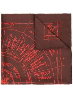 Hermès платок pre-owned с абстрактным принтом