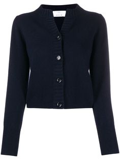 Allude укороченный кардиган в рубчик