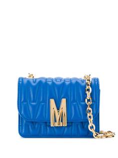 Moschino стеганая сумка на плечо