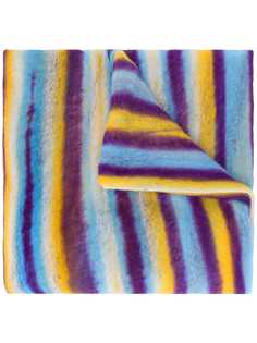 Missoni кашемировый полосатый шарф в стиле колор-блок