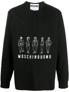 Moschino толстовка с принтом Moschino Uomo