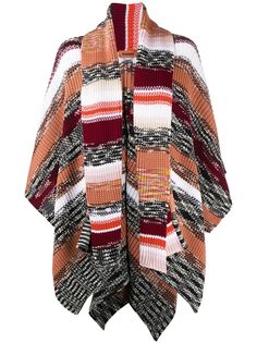 Missoni пончо фактурной вязки