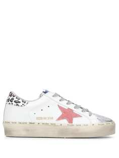 Golden Goose кеды с эффектом потертости и контрастным носком