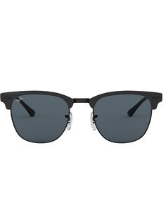 Ray-Ban солнцезащитные очки Clubmaster в металлической оправе
