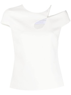 Roland Mouret топ Rialto асимметричного кроя