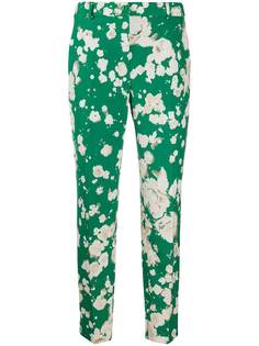 Boutique Moschino укороченные брюки с цветочным принтом