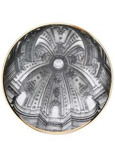 Fornasetti тарелка с принтом Cupola Santivo Alla Sapienza