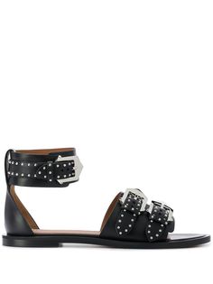 Givenchy сандалии с заклепками и пряжками