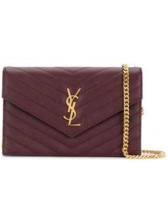 Saint Laurent клатч Envelope на цепочке