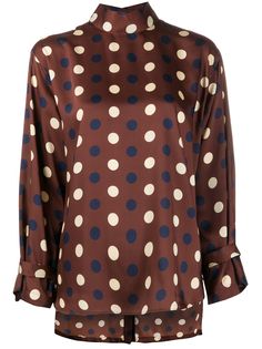 Jejia блузка с воротником-воронкой и геометричным принтом