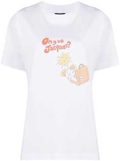 Jacquemus футболка Le T-shirt с графичным принтом