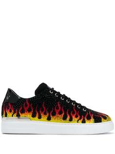 Philipp Plein кеды с кристаллами
