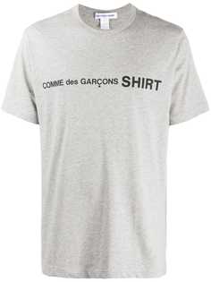 Comme Des Garçons Shirt футболка с круглым вырезом и логотипом