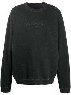 Maison Margiela толстовка с вышитым логотипом