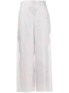 Giorgio Armani брюки палаццо с завышенной талией