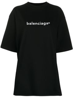 Balenciaga футболка оверсайз с логотипом