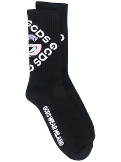Gcds носки с контрастным логотипом
