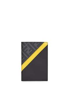 Fendi обложка для паспорта с логотипом FF