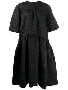 Simone Rocha ярусное платье из ткани клоке