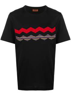 Missoni футболка с узором зигзаг