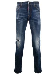 Dsquared2 джинсы кроя слим с эффектом разбрызганной краски