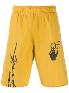 Off-White спортивные шорты с логотипом Arrows
