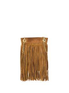 Saint Laurent сумка Grace с бахромой