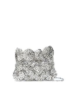Paco Rabanne сумка на плечо Sac Soir с эффектом металлик