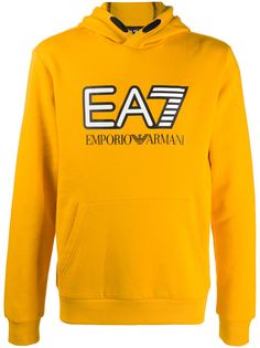 Ea7 Emporio Armani толстовка с капюшоном и логотипом