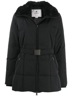 Woolrich пуховик с контрастным воротником