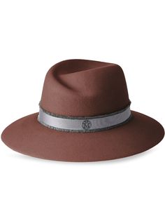 Maison Michel фетровая шляпа-федора Virginie