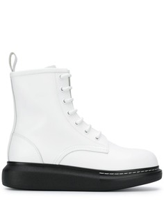 Alexander McQueen Hybrid lace-up boots