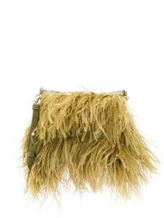 MarquesAlmeida сумка на плечо с перьями