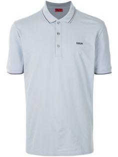 HUGO полосатая рубашка поло с вышитым логотипом