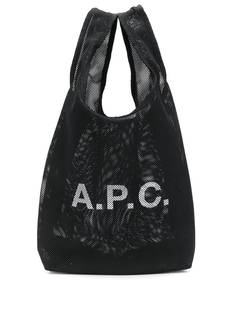 A.P.C. сумка-тоут с логотипом