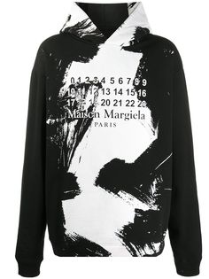 Maison Margiela paint-effect hoodie