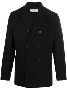 Universal Works Manor pinstriped double-breasted jacket