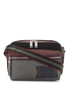 Bally logo patch shoulder bag