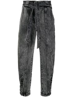 Ulla Johnson tie-waist tapered jeans