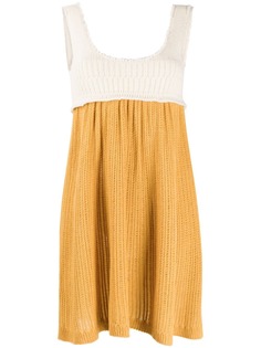 Marni двухцветное трикотажное платье