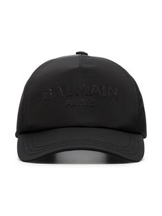 Balmain кепка с тисненым логотипом
