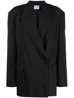 Vetements пиджак оверсайз строгого кроя