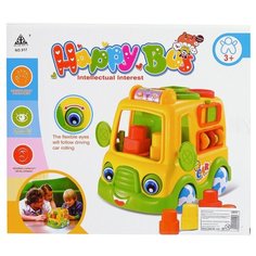 Каталка-игрушка Xin Lun Bao Ta B1536919 желтый/зеленый