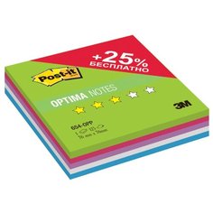 Post-it Блок-кубик Optima, 76х76 мм, 125 штук (654) лето