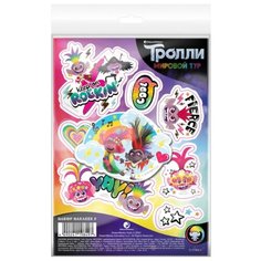 ND Play Набор наклеек с магнитом Тролли: Мировой тур № 9 (288624)